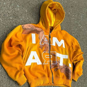 Pull-over de grande taille à impression graphique, sweat à capuche pour homme, poids lourd, surdimensionné, sweats à capuche personnalisés pour hommes, streetwear - Product Image 3