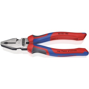 คีมปากแหลมเอนกประสงค์ KNIPEX ขนาด 180 มม. สำหรับงานหนัก พร้อมด้ามจับหลายชิ้นส่วนขัดเงา - Product Image 1