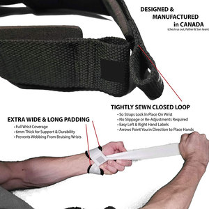 Vente en gros de sangles d'haltérophilie en néoprène sur mesure avec nouveau style de produit de sécurité de fitness OEM - Product Image 3