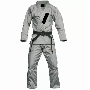 Kimono de Jiu Jitsu Ligero de Alta Calidad, Uniforme de Entrenamiento, BJJ Gi |   Conjuntos de Trajes de Karate Profesionales Lisos 100% Algodón Ecológicos - Product Image 3