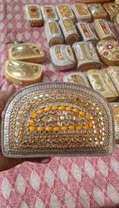 Bolso de mano moderno hecho a mano para fiestas, bodas y eventos nocturnos, bolso de mosaico para novias y accesorios de boda. - Product Image 2