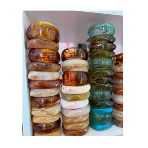 Elegant Resin Bangles Jewelry for Women Waterproof Customizable Lightweight Stylish Accessory for Daily Styling Business Gifts - Product Image 1