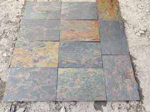 Tuiles en ardoise multicolores de haute qualité et durables, pierre naturelle indienne, revêtement mural moderne, projets hôteliers, surface fendue 5 - Product Image 4