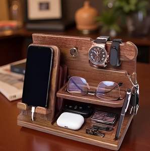 Station d'accueil pour téléphone en bois faite à la main |   Qualité supérieure |   Prix de gros en vrac d'usine - Product Image 1