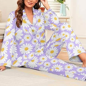 Stylish <b>Women</b> Pajama <b>Set</b> With Notch Collar Shirt And Matching Bottoms <b>Women</b> <b>Short</b> Sleeve Pajama <b>Set</b> With Ultra Soft Fabric - Product Image 5