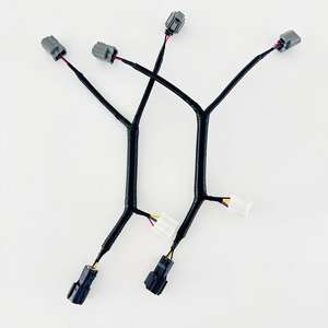 PVC-Kabel baugruppe mit PTFE-Nylon-Gummi isolierung für schwere Maschinen für elektronische Kabelbäume - Product Image 1