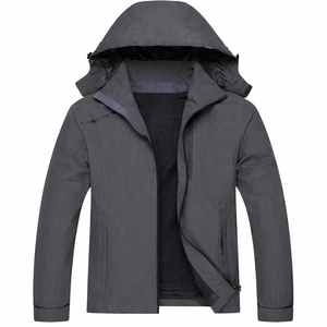 Chaqueta Cortavientos Impermeable Unisex |   Chaqueta Impermeable de Montaña con Capucha, Ligera y de Alta Calidad, con Logotipo Personalizado - Product Image 1