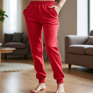 Jogging Stone Wash pantalones de chándal mujer Casual pantalón pijama señoras ropa deportiva Jogging Fitness ácido lavado pantalones de chándal Mujer - Product Image 6