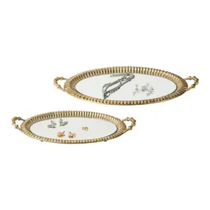 Plateau supérieur en céramique miroir, accessoire décoratif écologique de qualité supérieure pour la décoration intérieure, classique, fait à la main, luxe, service, plaqué, sûr - Product Image 5