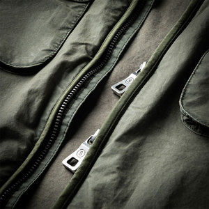 เสื้อกั๊กขนแกะสำหรับผู้ชายเสื้อแจ็คเก็ตแขนกุดผ้าฟลีซแบบรูดซิปสำหรับล่าสัตว์กลางแจ้ง - Product Image 4