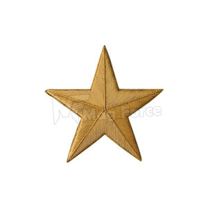 Embroidered <b>Badge</b> Bullion Embroidery Patch Handmade Embroidered <b>Badge</b> Applique Bullion Blazer <b>Badge</b> For Sale - Product Image 6