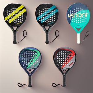 Pala de tenis de playa de fibra de carbono hecha a medida, ligera, duradera, agarre suave, mango cómodo, diseño de raqueta de calidad profesional - Product Image 3