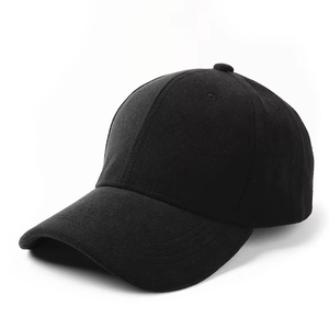 Gorra Deportiva Unisex de Gran Tamaño, Gorra de Béisbol de Lino y Gamuza Lisa con Visera Curva, Talla Única, Logotipo de Goma - Product Image 1