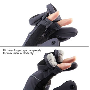 Gants de pêche de haute qualité pour temps froid imperméables adaptés aux hommes et aux femmes pour la pêche sur glace et la pêche à la mouche - Product Image 5