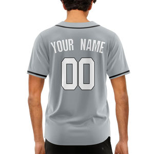 Maillot de baseball coupe ample pour hommes de haute qualité haut de softball à séchage rapide T-shirt 100% coton avec uniforme imprimé numérique - Product Image 6