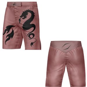 กางเกงขาสั้น MMA พร้อมเชือกผูกแบบไทยเตะพิมพ์ลายออกแบบได้ตามต้องการความยาวเข่ากางเกงออกกำลังกายกางเกงขาสั้นยืดสำหรับยิมกีฬาและชกมวย - Product Image 3