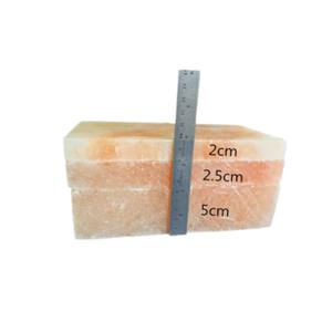 Dalle de sel de l'Himalaya noir de Style Feng Shui poli de haute qualité avec support en fer pour la cuisine décor à la maison artisanat naturel lampe à sel - Product Image 5