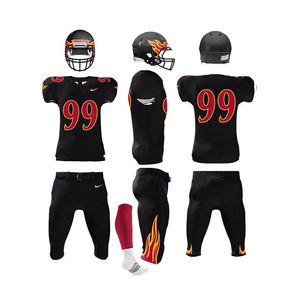 Uniformes de football américain personnalisés de haute qualité Conceptions personnalisées Tissu durable et ajustement confortable pour la performance - Product Image 1