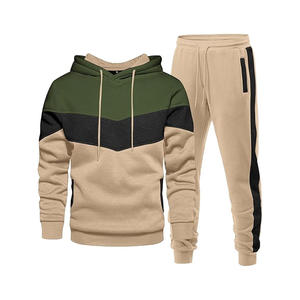 2025 hombres Sudadera con capucha chándal 2 piezas conjunto Atlético Casual Sudadera con capucha y Joggers conjunto chándal trajes - Product Image 1