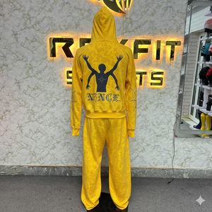 Haute qualité prix raisonnable le plus demandé sweat à capuche zippé bouffée imprimé fabriqué en usine prix bon marché sweats à capuche hommes sweats à capuche pour hommes - Product Image 3