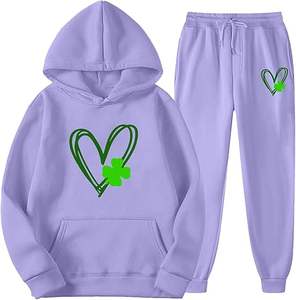 Conjunto de Sudadera con Capucha y Pantalones Deportivos Finch Personalizados, Resistentes al Viento, Estampados, con Cierre, Unisex, de Algodón, para Invierno - Product Image 1