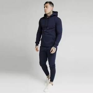 2025 High Quality Heavy Cotton <b>Hoodie</b> and Sweatpants Set Men Puff Printing Men Stack Tracksuits for Men - Product Image 4