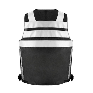 เสื้อกั๊ก Hi-Vis มีแถบสะท้อนแสง3เมตรเสื้อกั๊กนิรภัยระบายอากาศได้ดีสำหรับคนงานก่อสร้างขนาดบวกแถบสะท้อนแสง - Product Image 4