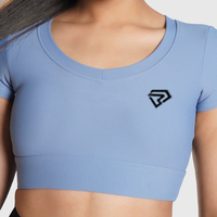 Haute qualité 100% coton femmes cravate et teinture chemisier et chemise pour femme à manches longues haut court grande taille dames T-Shirt