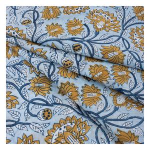 Tissu en coton respirant imprimé à la main en gros pour vêtements et robes - Product Image 2