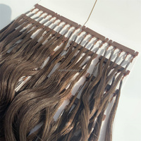 6D IF2 Haar verlängerung Haar Premium Russische natürliche chinesische Nagel haut ausgerichtet Remy Virgin Feather echtes jungfräuliches menschliches Haar