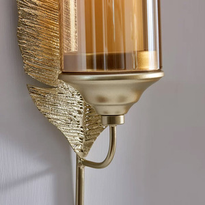 เชิงเทียนเชิงเทียนติดผนังทำมือสำหรับบ้านดีไซน์ใหม่ล่าสุด - Product Image 3