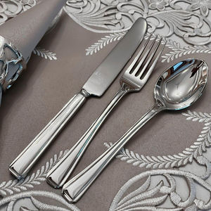 Ensemble de couverts en acier inoxydable royal ensemble de couverts en argent de luxe dîner déjeuner cuillères fourchette couteau ensemble de couverts en acier inoxydable - Product Image 6