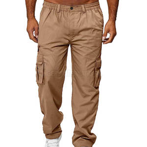 กางเกงผู้ชายเอวสูงผ้าฝ้าย100% น้ำหนักเบากางเกงลำลองสไตล์ใหม่ - Product Image 2