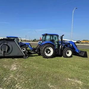 Potente New Holland 90HP Tractor agrícola de ruedas 4wd usado Maquinaria agrícola a precio barato