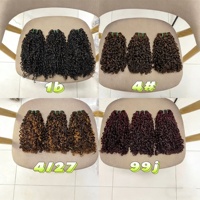 Lots de Cheveux Humains Brésiliens Funmi Double Drawn Pixie en Gros, 100% Cheveux Humains Vierges # Couleur piano, sans perte de poils, sans nœuds