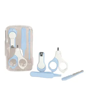 Safe and reassuring materials small arc mouth 4-in-1 set baby care set nail clipper set