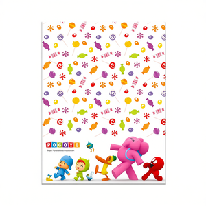 Housse de table de fête en plastique Pocoyo 1,2x1,8m, lot de 2 - Product Image 2