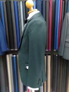 #238 2023กางเกงทักซิโด้ขนแกะ100% สำหรับผู้ชายและผู้หญิงชุดสูทสไตล์เจ้าบ่าวแบบสั่งทำ - Product Image 3