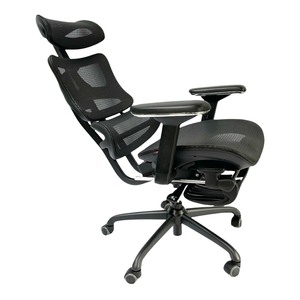 Chaise ergonomique contemporaine Rainbow avec dossier en maille réglable en hauteur et appui-tête - GSP-187SJD pour usage domestique, en tissu mousse PU - Product Image 2