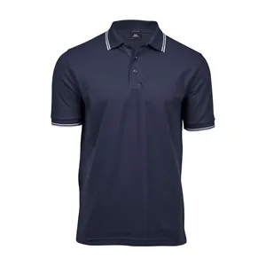 Camiseta Polo Elástica de Rayas de Lujo Personalizada para Artículos Promocionales - Product Image 6