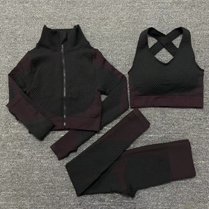 2 uds. Conjunto de Yoga de talla grande desnudo para entrenamiento, ropa deportiva transpirable para correr para mujer - Product Image 6