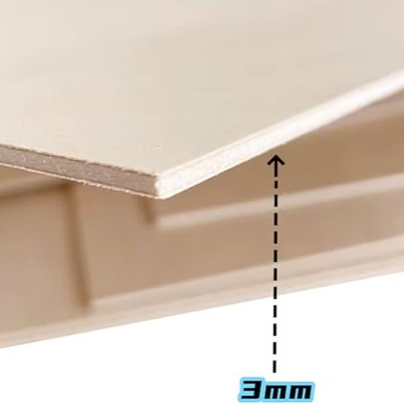 Factory Direct Birch Plywood Rubber Core 9-12-15-18-21mm Thickness E0 for School Cabinetry Bedroom Kitchen Villa Use