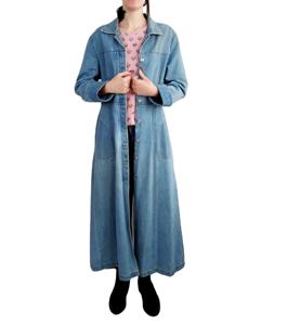 Robe en Jean matelassé pour femmes, imperméable, nouvelle collection, grande taille, bon marché, vêtements d'hiver, vente en gros - Product Image 6