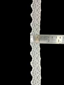 Dentelle brodée en organza de nylon écologique respirant, très demandée, à bord festonné, séchage rapide, pour vêtements - Product Image 4