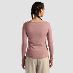 Dusty Pink Leisure <b>Tops</b> with Side Gather Detail - Product Image 2