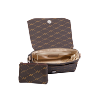 Tas Selempang Unisex dengan Ritsleting Bentuk Bantal Bahan Kanvas Tahan Air Kapasitas 2-2.9L Tali Bahu