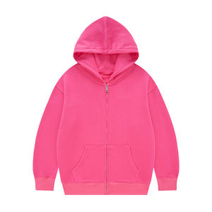 2025 logotipo personalizado hombres cremallera Sudadera con capucha a granel en blanco sudaderas con capucha Unisex logotipo personalizado algodón polar peso pesado Zip up Unisex Basics Hoodie - Product Image 1