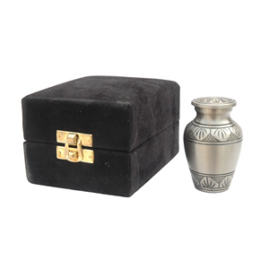 Best Selling Small Size Metal Cremation Urn Top Choice Tabletop Display <b>Ashes</b> Memorial Keepsake <b>for</b> Baby Funeral Burial <b>Casket</b> - Product Image 4