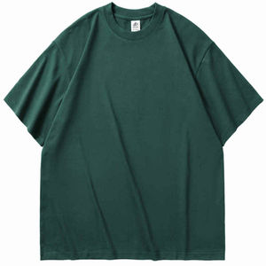 340GSM Vêtements Pour Hommes Designer À Capuche Vêtements Fabricants Impression Vierge De Haute Qualité En Gros 100% Coton T-shirt - Product Image 4