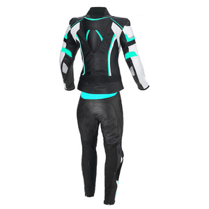 Combinaison en cuir unisexe personnalisée pour moto et course automobile, 300g, manches longues, dernier design, avec logo personnalisé, respirante, vente en gros 2025 - Product Image 4